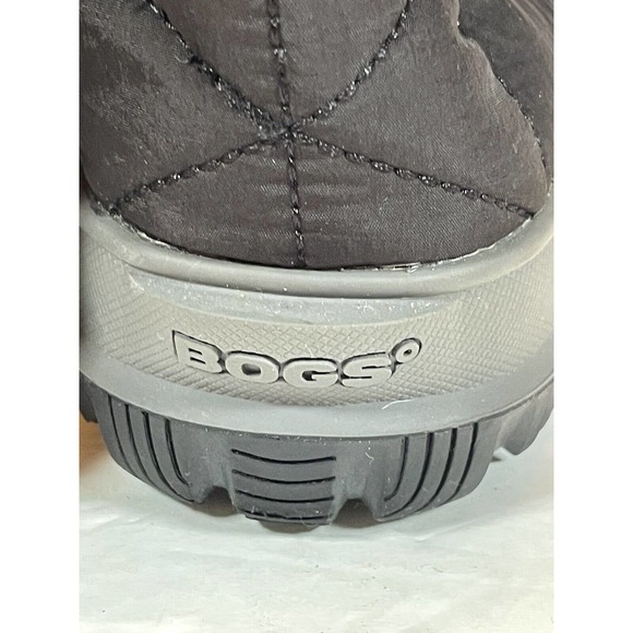 Size 6 Bogs Snowday Mid Dark Gray Durafresh Waterproof Boots1 - Picture 14 of 14